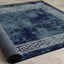 Conceptum Els2150 - Dark Blue Alfombra de Pasillo de Terciopelo 100x200 cm